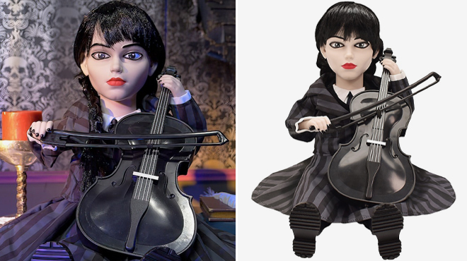 Wednesday 13 Inch Musical Wednesday Addams Tabletop Animatronic