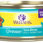 Wellness Gravies Wet Canned Cat Food Tuna Dinner Variety