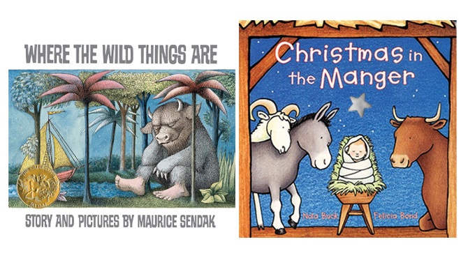 Where the Wild Things are and Christmas in the Manger