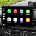 Wireless 9 Inch Carplay Screen in a Car