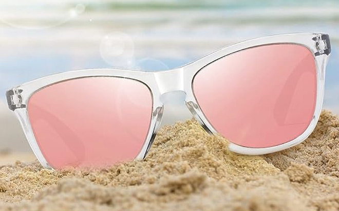 Womens Polarized Sunglasses in Pink Color