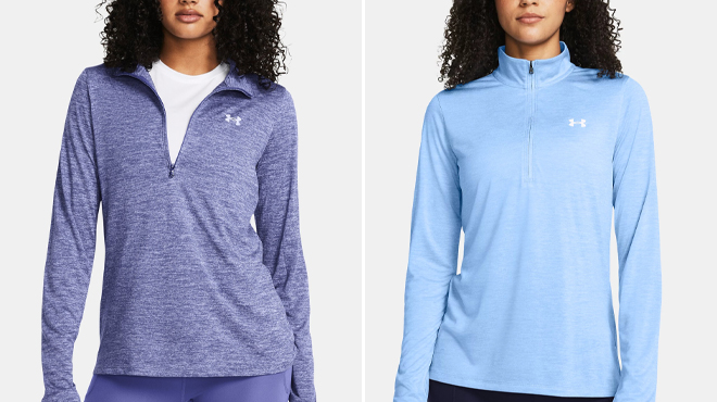 Womens UA Tech Twist Half Zip