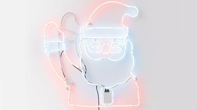 Wondershop 19 5 inch Neon Style Santa