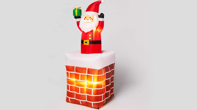 Wondershop LED Animated Santa Inflatable