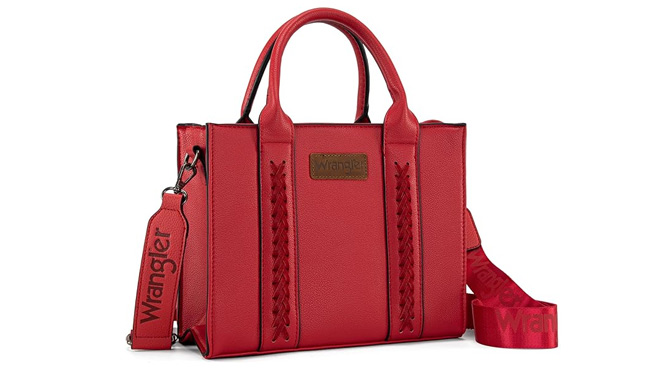 Wrangler Women Medium Tote Bag in Red