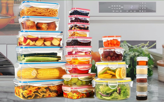 Yashe 50 Piece Food Storage Set