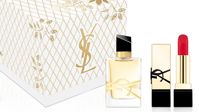 Yves Saint Laurent 2 Piece Mini Ornament Gift Set