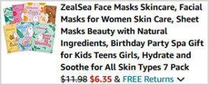 ZealSea Sheet Mask 7 Pack Screenshot