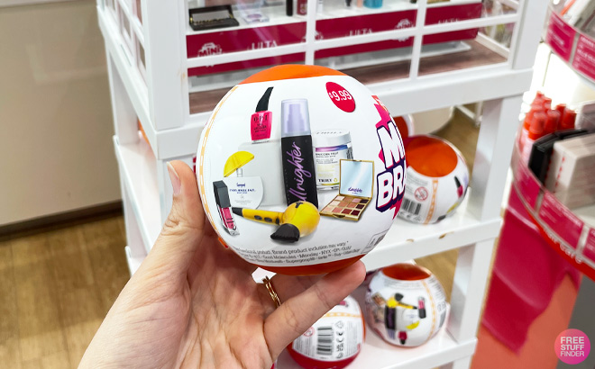 a Person Holding Ulta Mini Brands Capsule