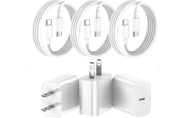 iPhone Fast Charger 3 Pack