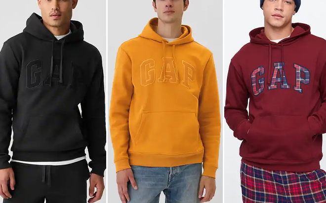 1 GAP Factory Mens Logo Hoodie