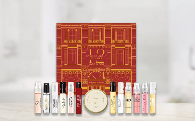 13 Piece 12 Days Of Scent For Her Advent Calendar Gift Set