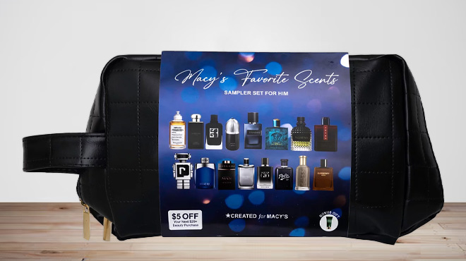 18 Piece Fragrance Sampler Set For Him