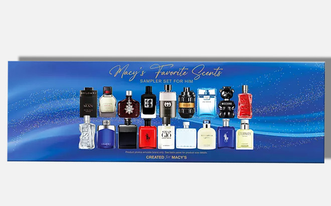 18 Piece Mens Fragrance Sampler Set