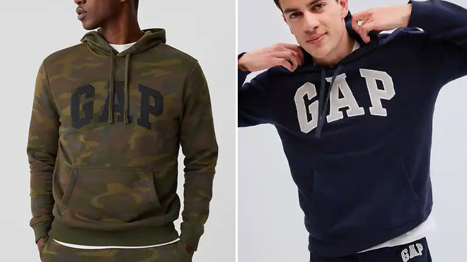 2 GAP Factory Mens Logo Hoodie