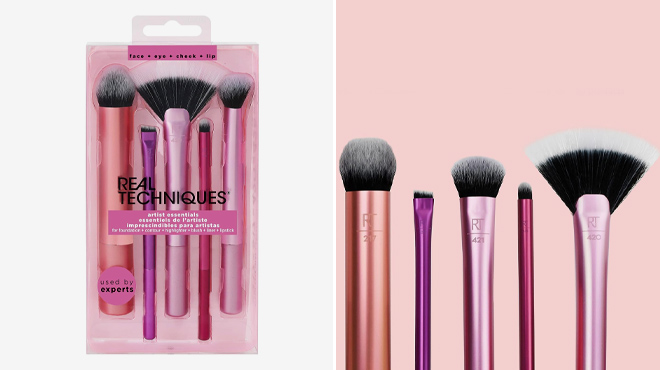 2 Real Techniques 5 Piece Makeup Brush Set