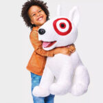 24 Inch Target Bullseye Dog Stuffed Animal