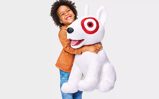 24 Inch Target Bullseye Dog Stuffed Animal