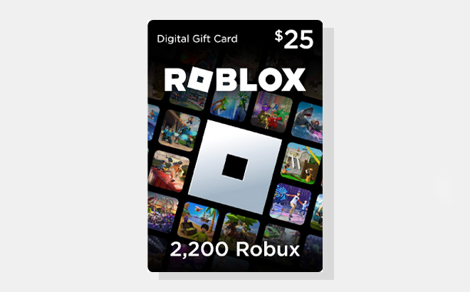 25 Roblox Digital Gift Card