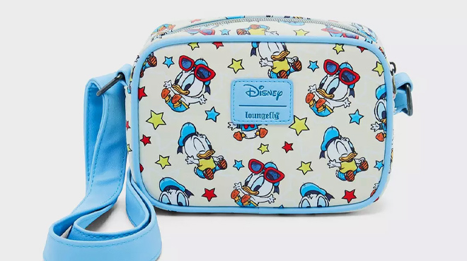 3 Loungefly Disney Baby Donald Duck Stars Camera Crossbody Bag