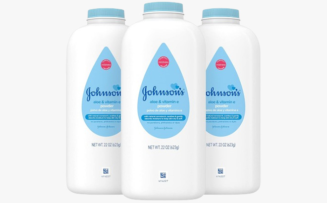 3 Piece of Johnsons Baby Powder