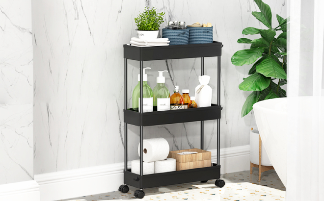 3 Tier Slim Storage Cart