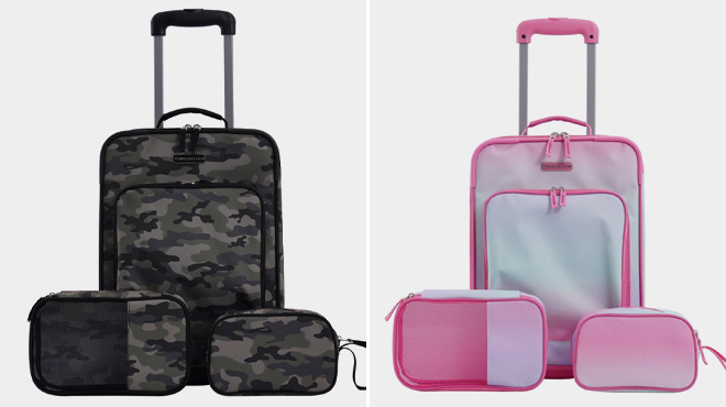 3 Travelers Club 3 Piece Junior Travel Luggage Set