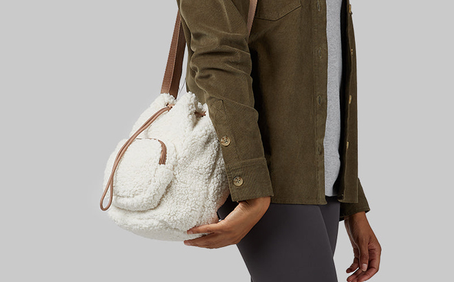 32 Degrees Sherpa Bucket Bag