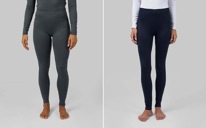 32 Degrees Womens Lightweight Baselayer Leggings in Two Colors