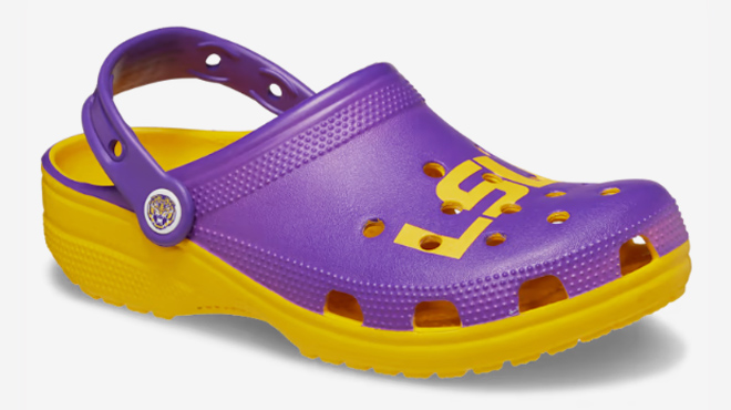 4 Crocs LSU Classic Clogs