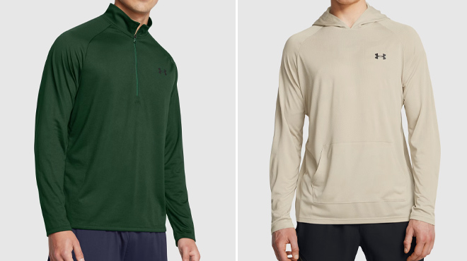 4 Under Armour Mens Zip Long Sleeve and Hoodie