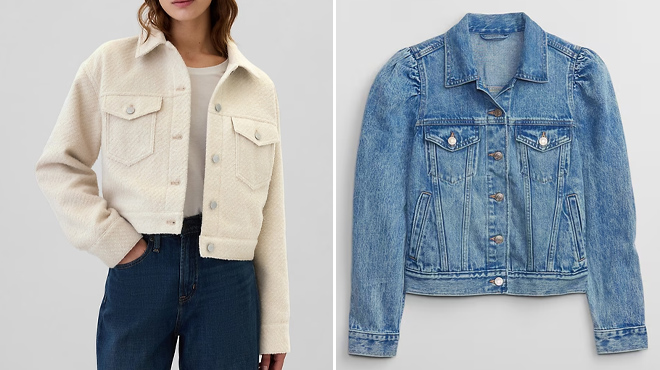 5 GAP Factory Icon Jacket and Denim Jacket