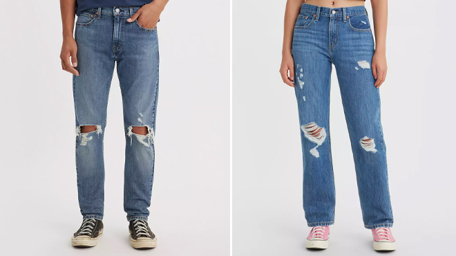 5 Levis Mens and Womens Jeans