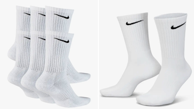 5 Nike Everyday Crush Crew Socks