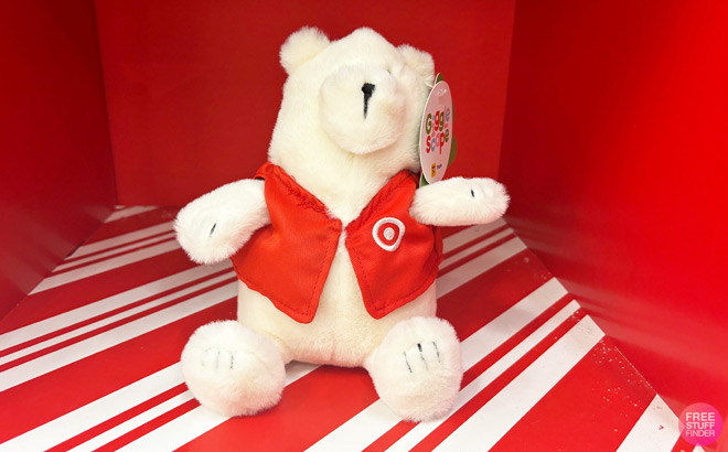 7 Inch Bullseye Bear with Vest