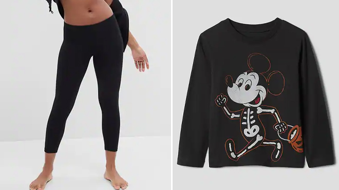 8 GAP Factory Leggings and babyGap Disney Graphic T Shirt