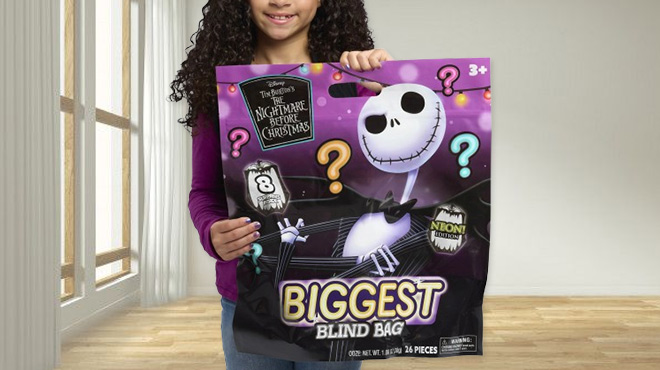 A Girl Holding Disney The Nightmare Before Christmas Biggest Blind Bag