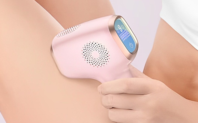 A Person Holding Laser Hair Removal