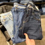 A Person Holding Sonoma Womens Jeans