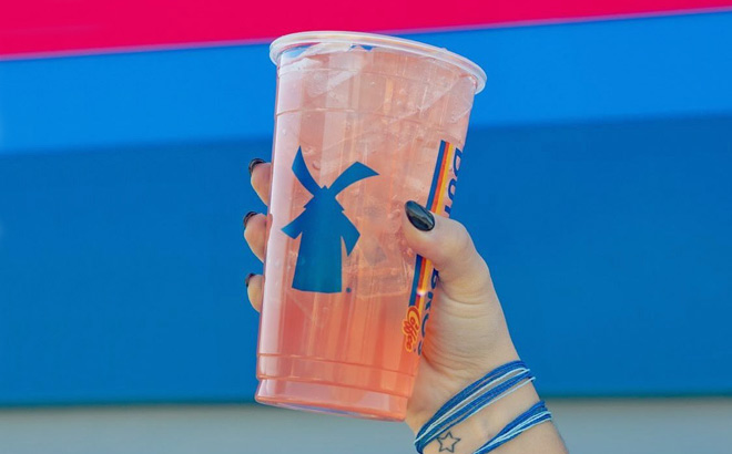 A Person Holding a Dutch Bros Drink