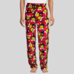 A Person Wearing Dr Seuss The Grinch Mens Superminky Sleep Pants