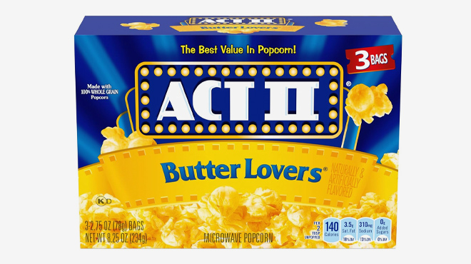 ACT II Butter Popcorn 3 Pack 2