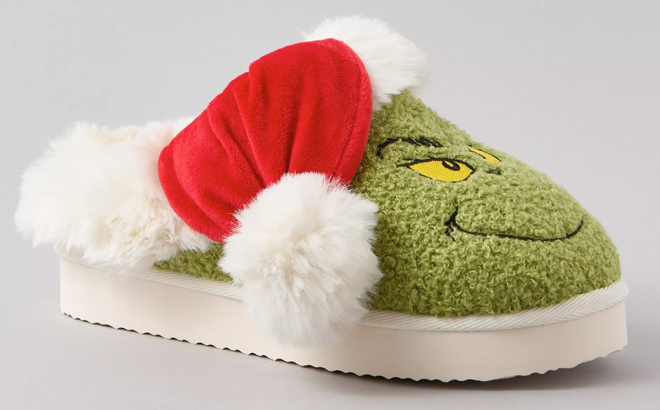 AE Grinch Scuff Slipper