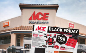 Ace Harware Store Front And Black Friday Ad Scan