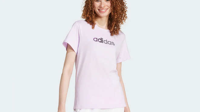 Adidas Womens Holiday Graphic Tee