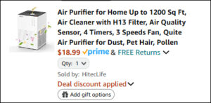 Air Purifier Final Price