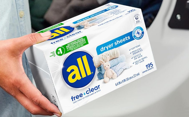 All Fabric Softener Dryer Sheets 195 Count