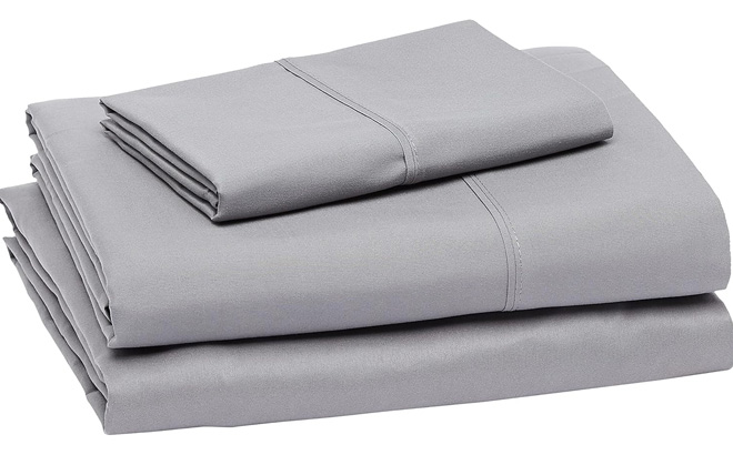 Amazon Basics Microfiber 3 Piece Bed Sheet Sets