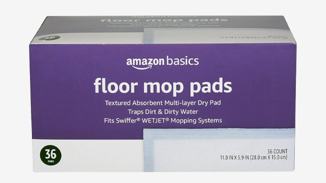 Amazon Basics Multi Layer Dry Floor Mop Pads