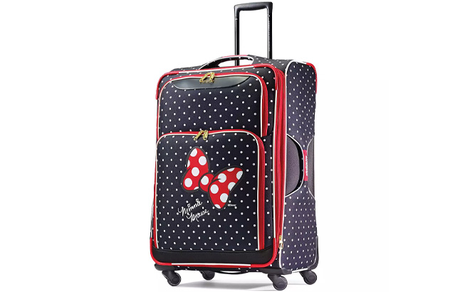 American Tourister Disneys Minnie Mouse Red Bow Faces Spinner Luggage